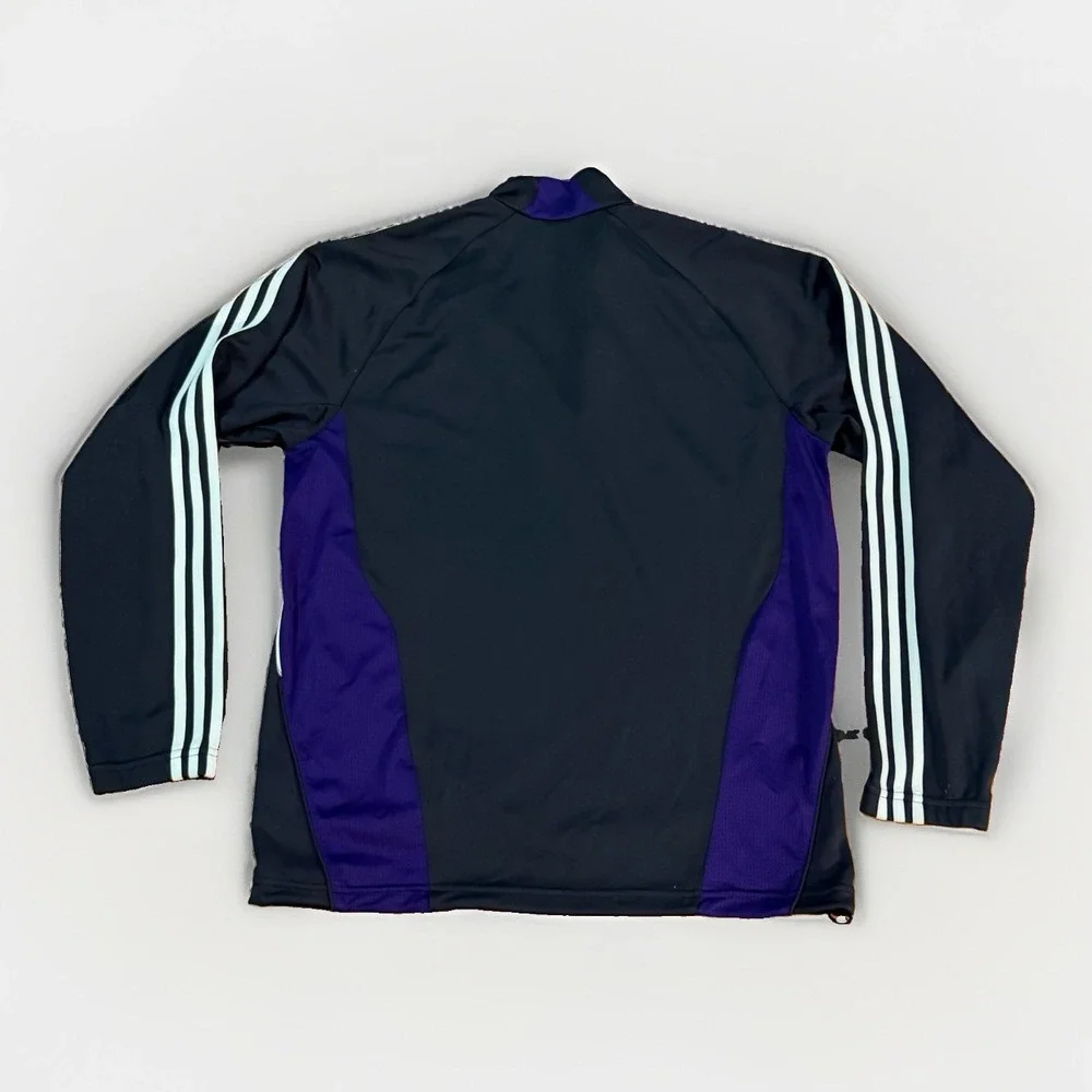Adidas ClimaCool RSC Anderlecht 1/4 Zip Training Top Black Purple Mens L